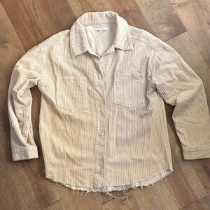 PacSun Beige Corduroy Shirt